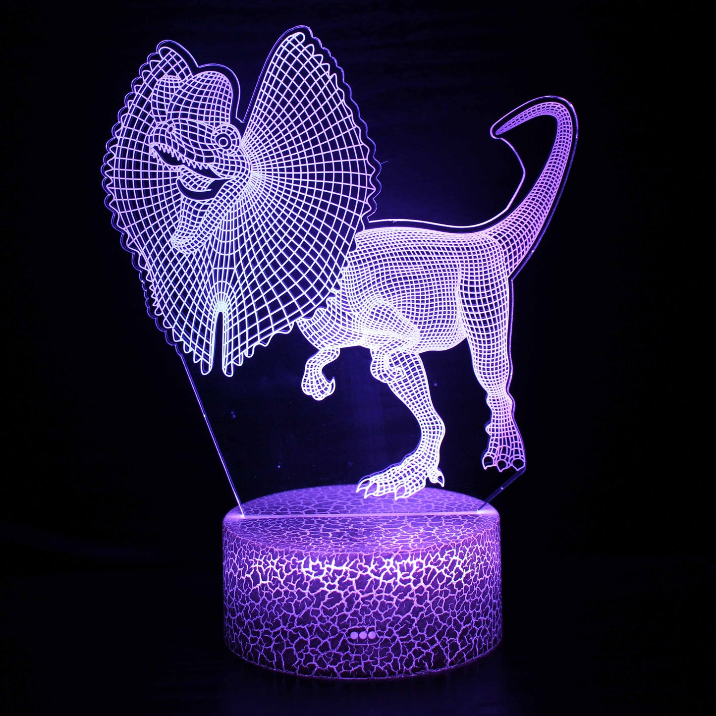 Dinosaur Series Touch Remote Control Creative 3D Desk Lamp Gift Led Seven Color Night Light