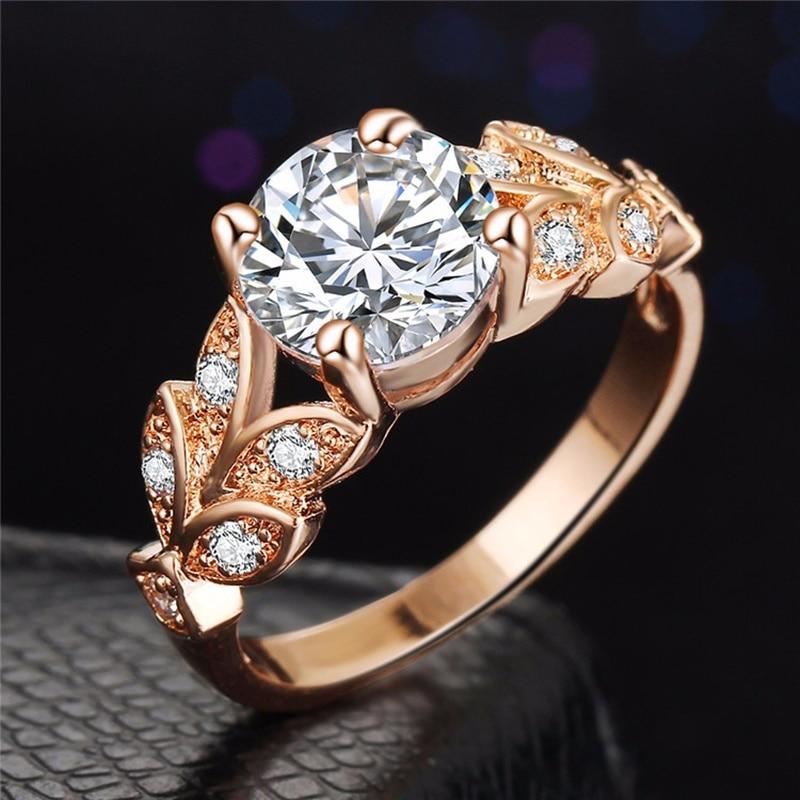 Crystal Silver Cubic Zirconia Wedding Ring