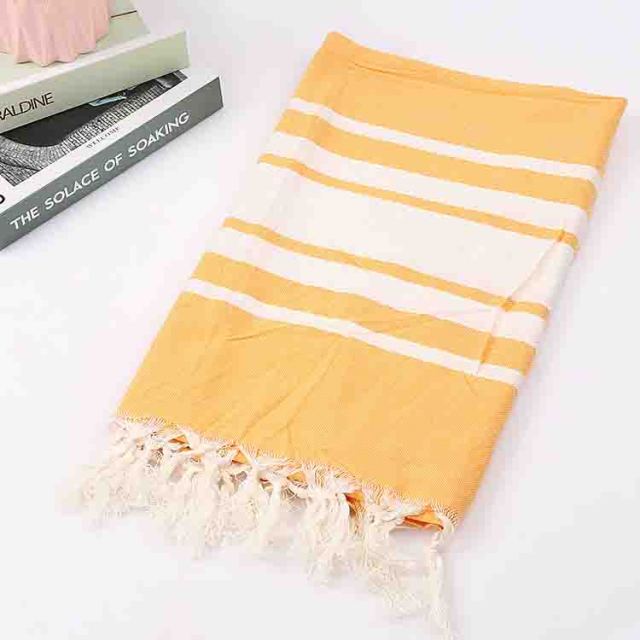 Turkish Bath Towels Cotton Fabric Tassel Big Beach Towel