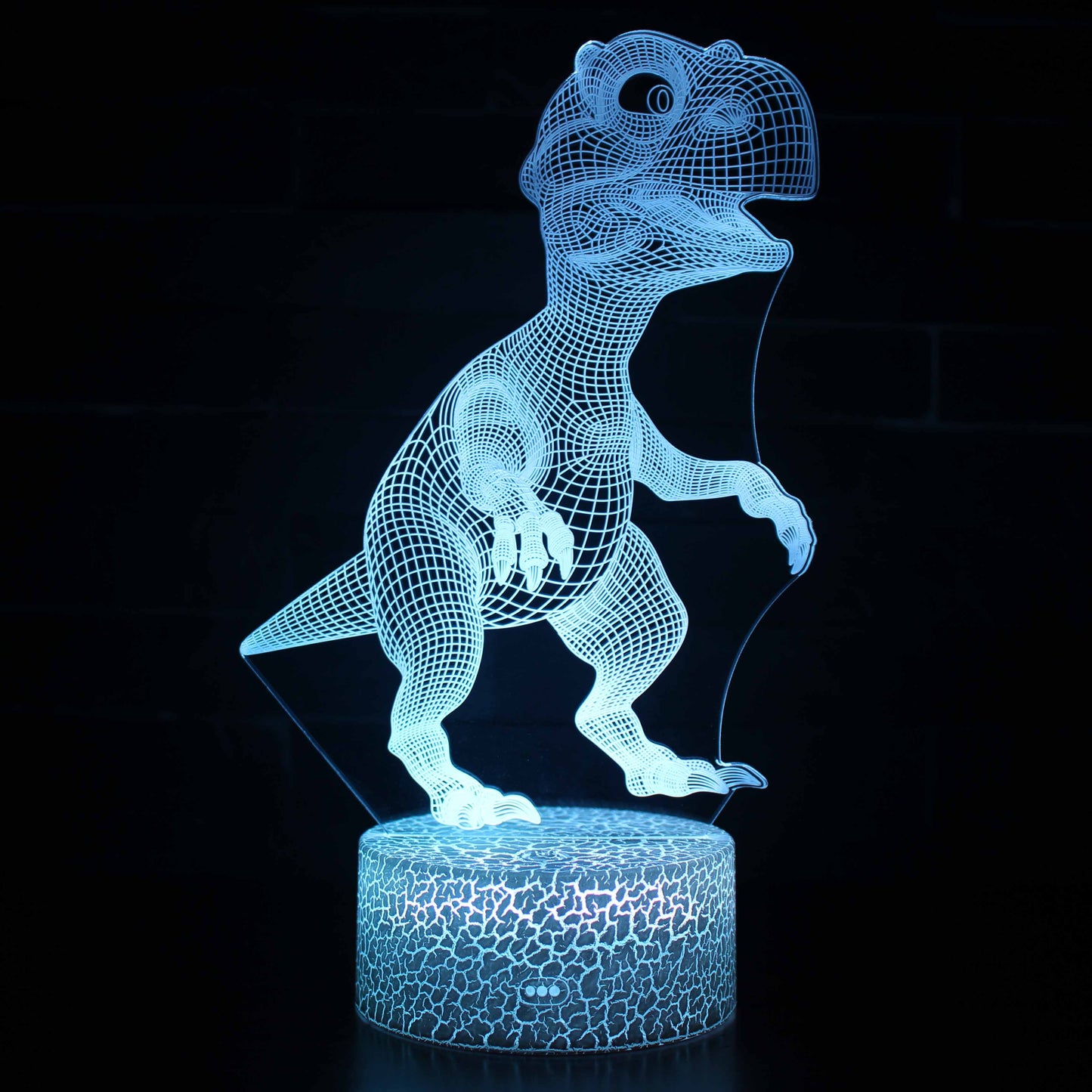 Dinosaur Series Touch Remote Control Creative 3D Desk Lamp Gift Led Seven Color Night Light