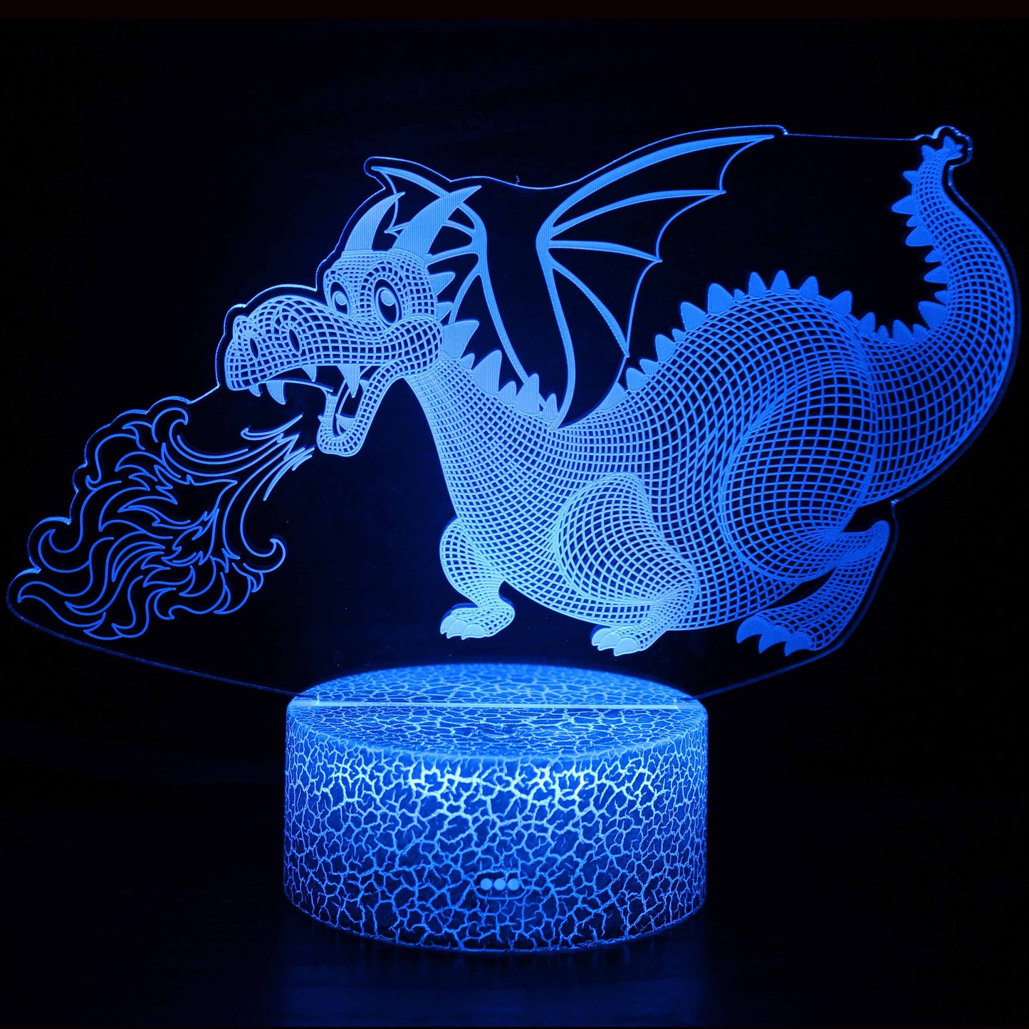 Dinosaur Series 3D Table Lamp LED Colorful Touch Remote Control Gift Nightlight