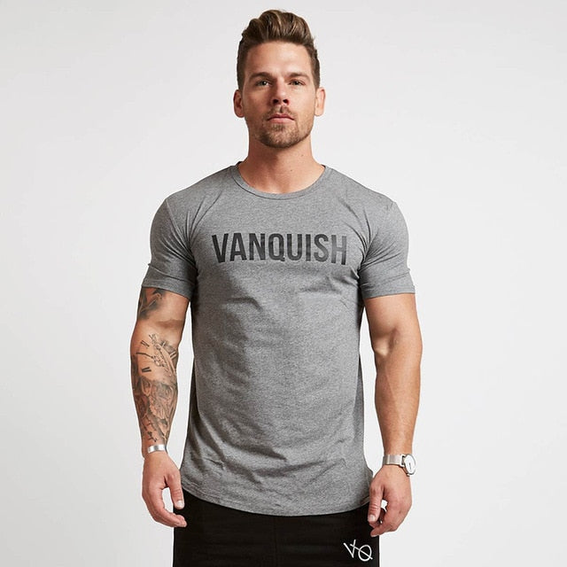 Sport T Shirt Men Cotton Dry Fit Gym Training T-shirt