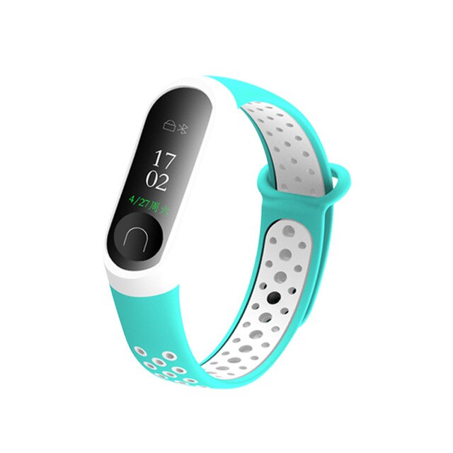 Newest Millet Silica Bracelet 3 4 Wristband Smart Sports Bracelet Replacement For Xiaomi Mi band 3 4 Wristband Fitness Watch