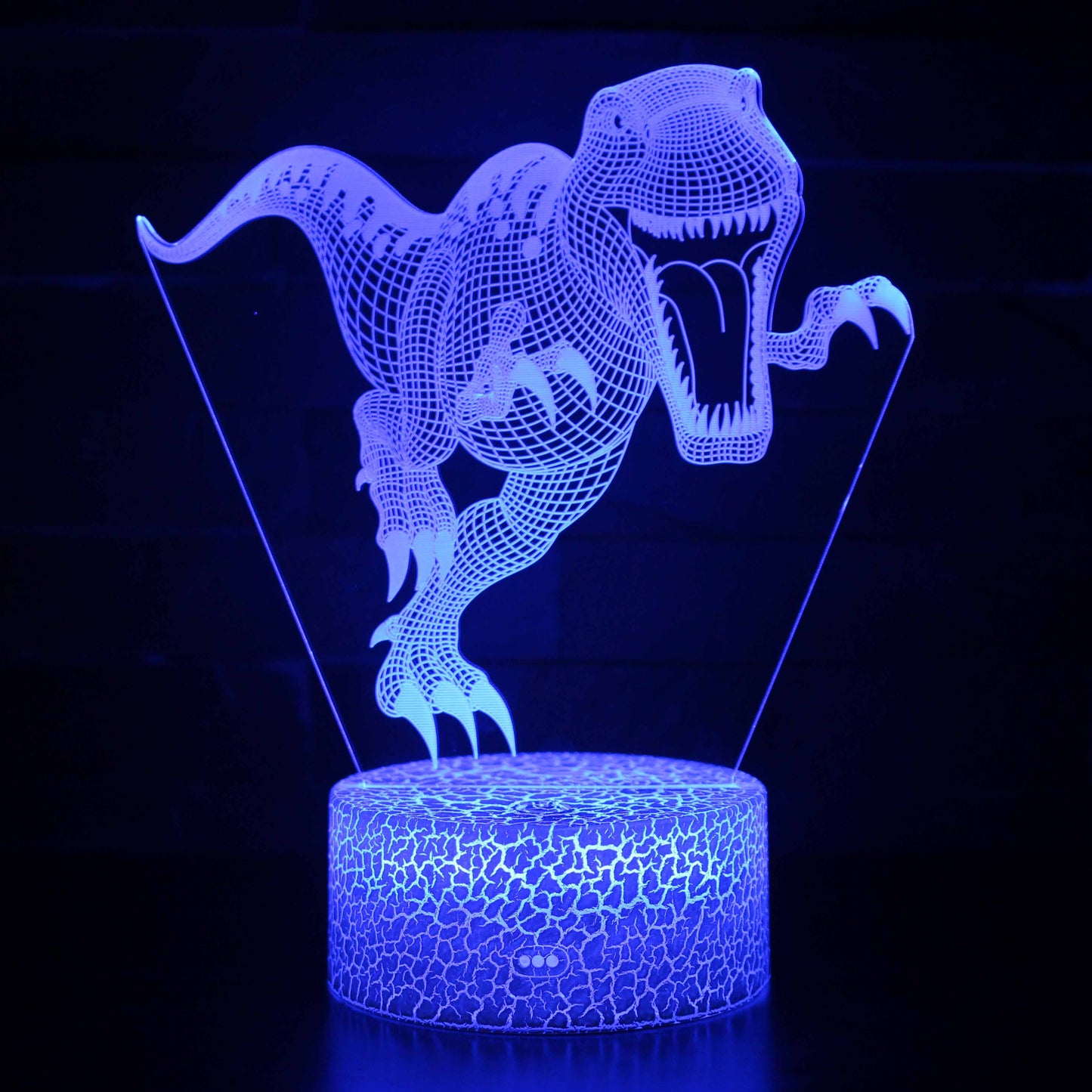 Dinosaur Series Touch Remote Control Creative 3D Desk Lamp Gift Led Seven Color Night Light