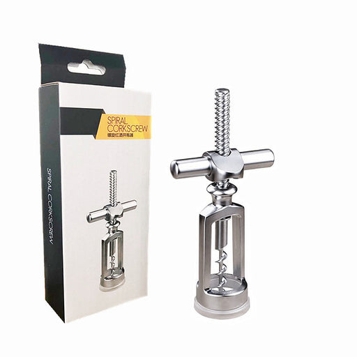 Creative Screw Corkscrew Cross Corkscrew Red Wine Corkscrew Labor-Saving And Other Stainless Steel Wine Utensils