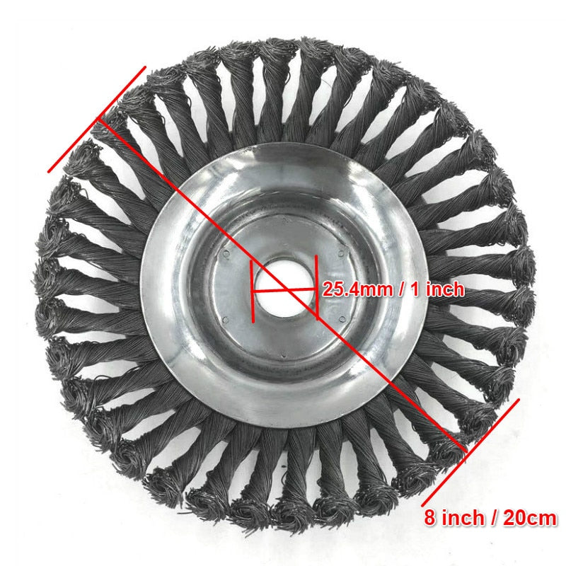 150mm/200mm Steel Wire Trimmer Head Grass Brush Cutter Dust Removal Weeding Plate for Lawnmower