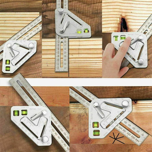 Multifunctional Woodworking protractor  carpenter tools Triangle Ruler Angle Ruler Revolutionary Carpentry Tool Measuring Tools