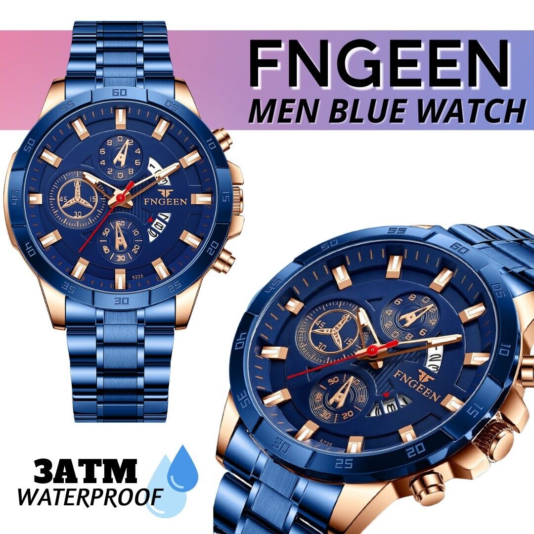 Men's Watch Stainless Steel Quartz