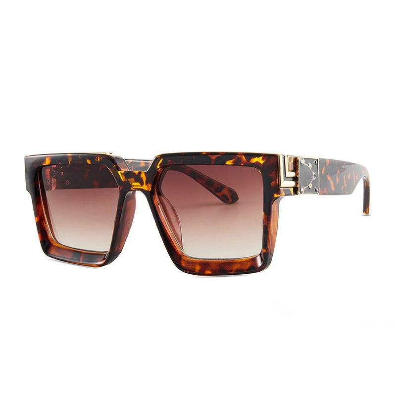 European and American Street Model Square Sunglasses