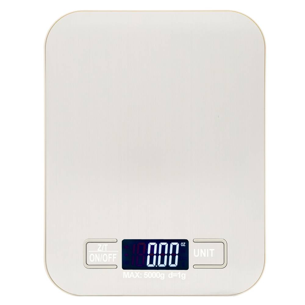 5KG 1G Electronic Kitchen Scale White