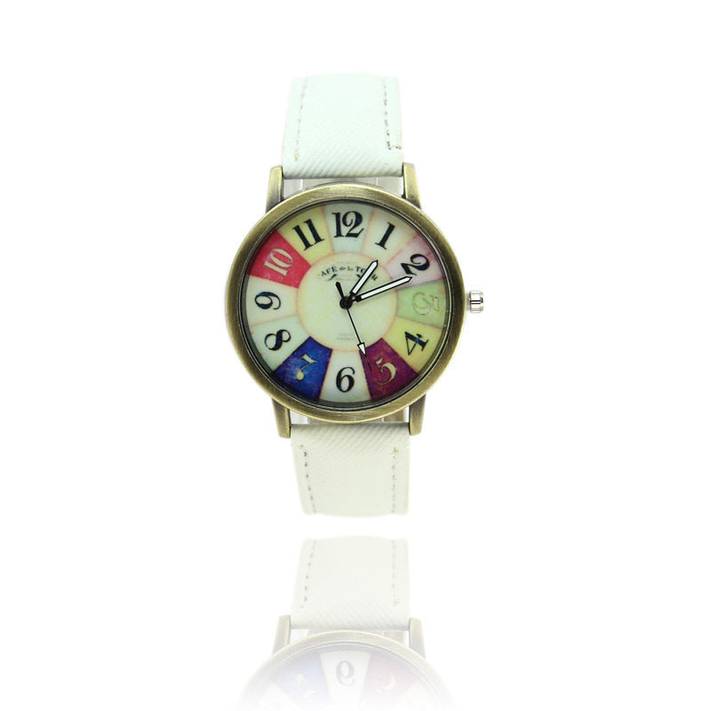 American Vintage Harajuku Graffiti Denim Watch