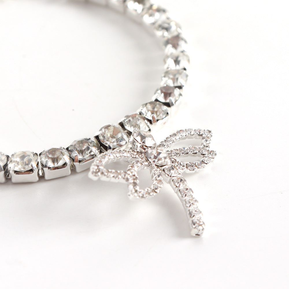 Water Diamond Chain Dragonfly Foot Chain