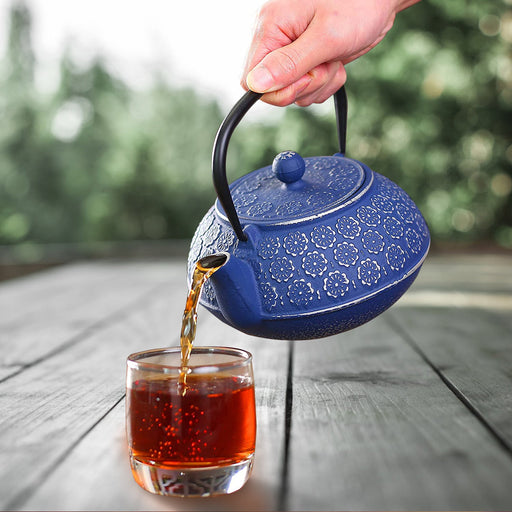 3.5Lbs  34oz Tea Kettle, Japanese -style Cast Iron Teapot With 304 Stainless Steel Infuser For Loose Leaf Tea