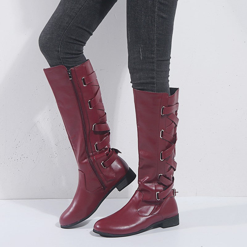 Fashion Women's Boots Shoes High Tube