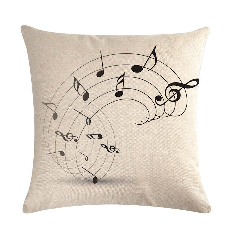 Abstract Guitar Series Linen Pillowcase Cushion Cover