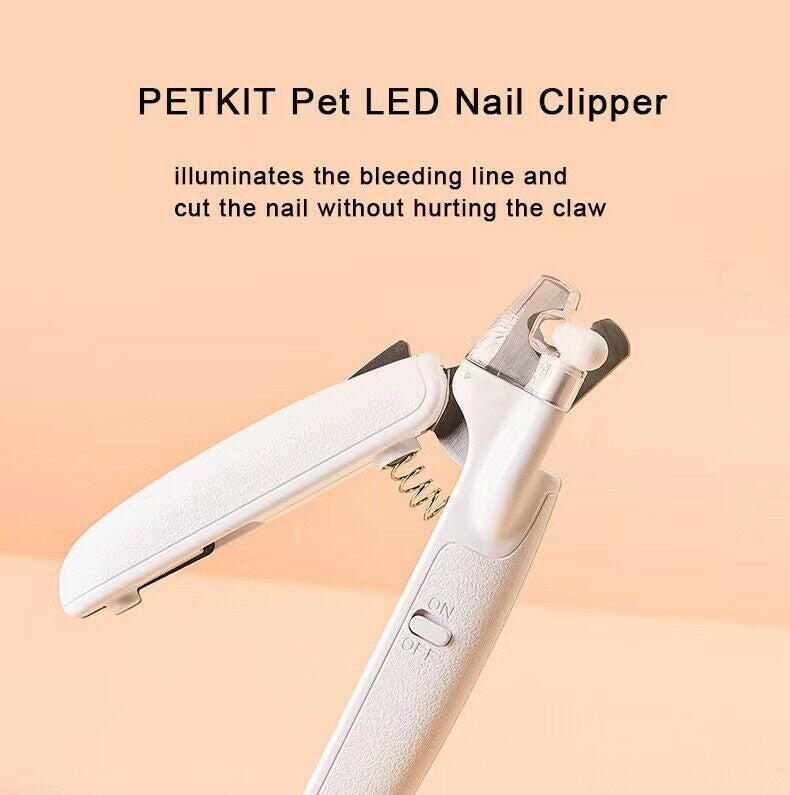 Professional Pet Nail Clipper Scissors Pet Dog Cat Nail Toe Claw Clippers Scissor LED Light Nail Trimmer For Animals Pet