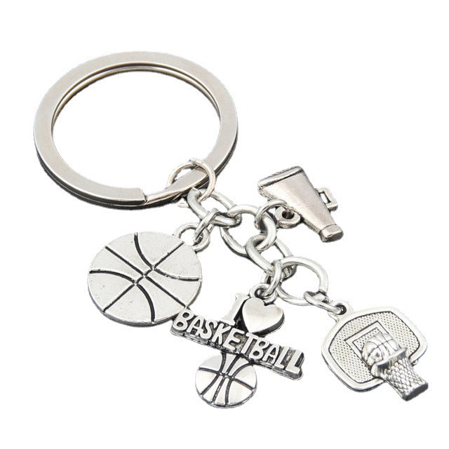 Cheerleader Athlete Fitness Sport Keychain