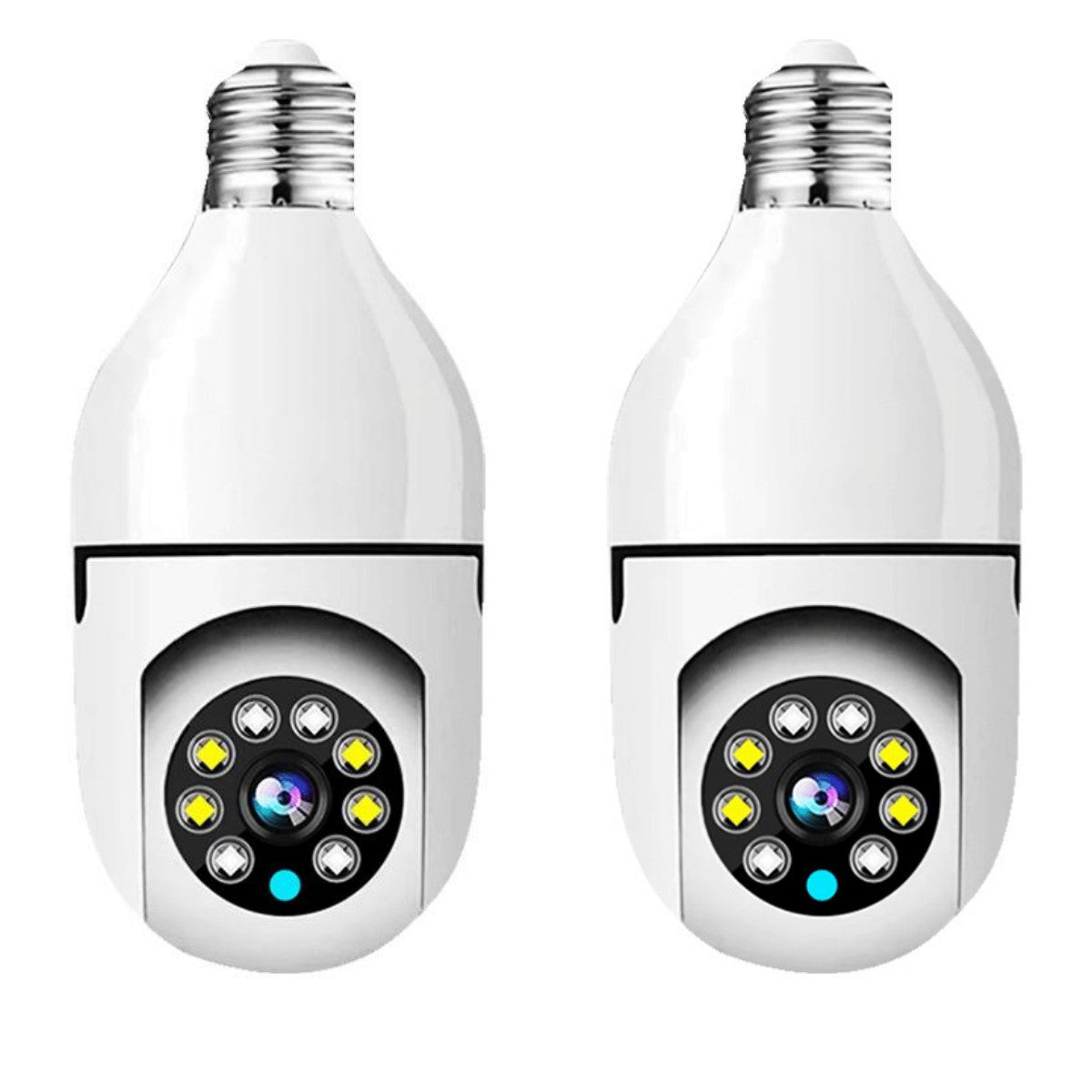 Bulb Type Long Range Wireless Home Camera Without Dead Angle