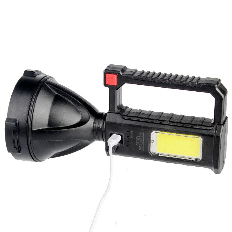 Strong Light Portable Fishing Flashlight With Bracket High Power Camping