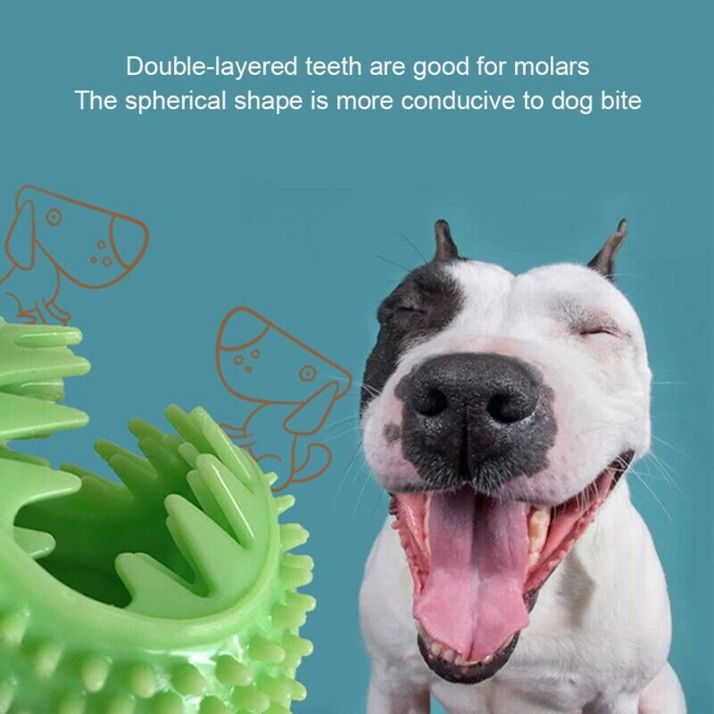 Dog Rope Ball Pull Toy With Suction Cup Chew Tug Toys Sucker Ball Can Leakage Food Dog Toothbrush Teether