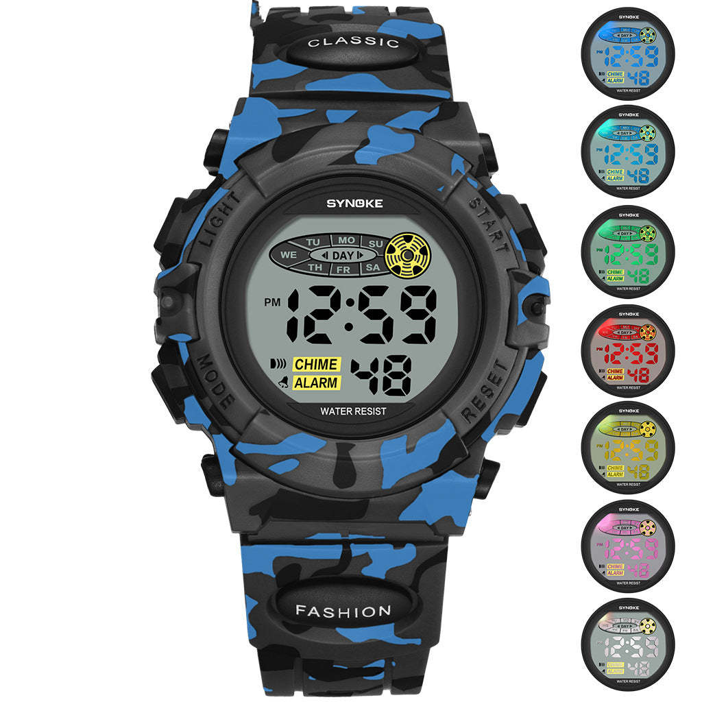 Colorful Luminous Children's Student Electronic Watch