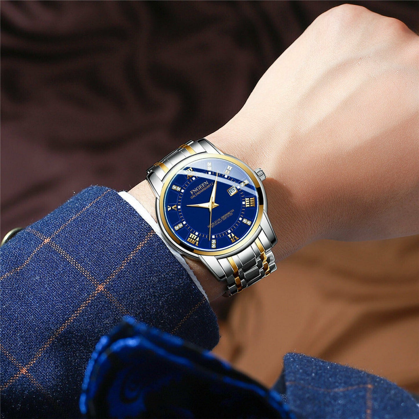 Quartz Luminous Classic Watches For Father Elderly