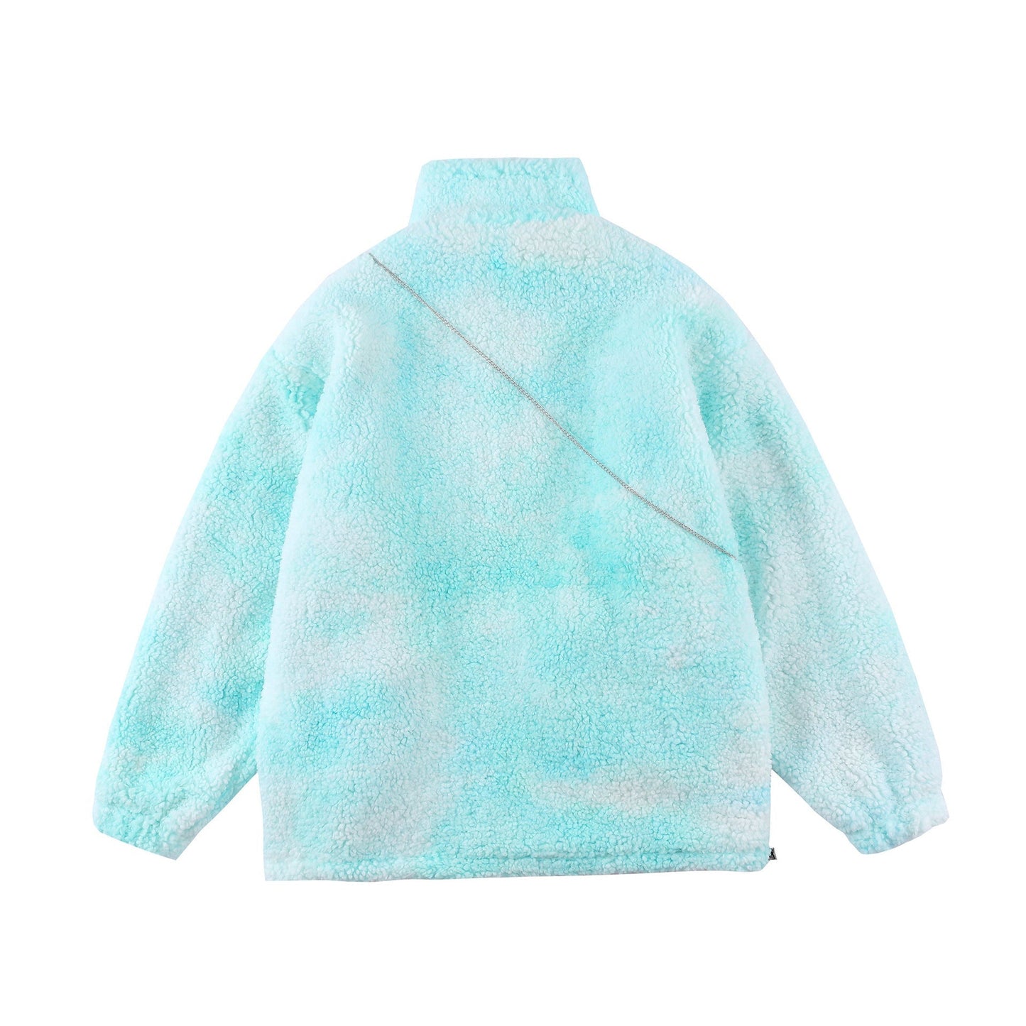 Men's And Women's Winter Tie-dye Lamb Wool Cotton Coat