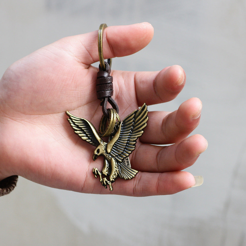 Fashion Eagle Wings Metal Keychain