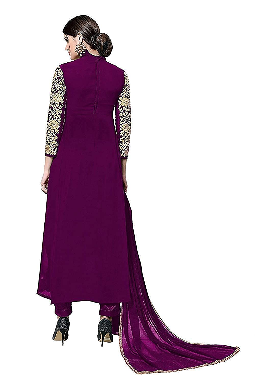 Women's Anarkali Long Gown With Dupatta