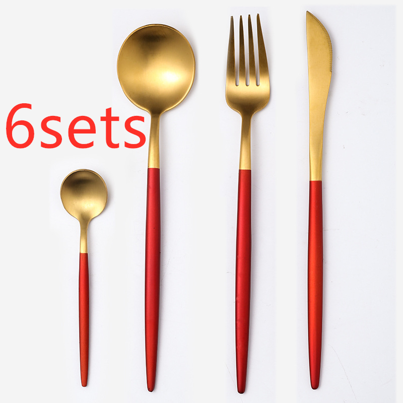 tableware stainless steel spoon set