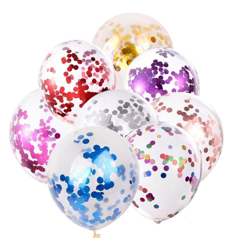 50pcs 12 Inch Metallic Balloons Metal Chrome Shiny Latex Happy Birthday Wedding Party Random Color