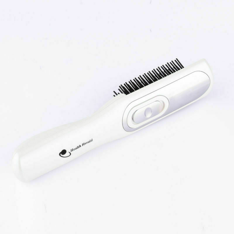 Electric Laser Infrared Anti Hair Loss Comb Vibration Scalp Massager Hair Brush Hair Scalp Massage Comb Hairbrush Bristle Nylon Women Wet Dry Curly Detangle Hair Brush Salon Hairdressing