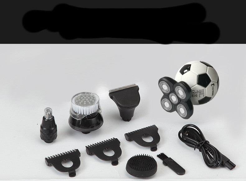 Razor High-power Five-blade Razor Multifunctional Electric Cleansing Football Razor