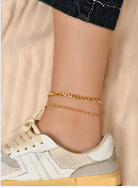 Punk Vintage Metal Chain Foot