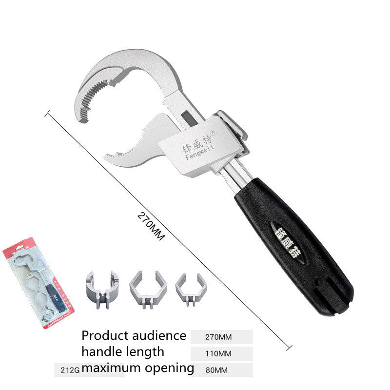 Bathroom Adjustable Wrench Plumbing Repair Tool Set