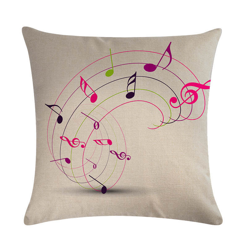 Abstract Guitar Series Linen Pillowcase Cushion Cover