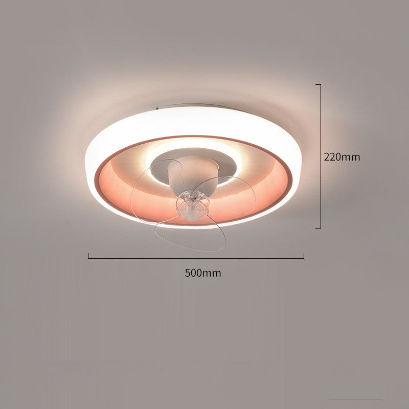 Household Simple Modern Intelligent Variable Frequency Electric Fan Lamps And Lanterns