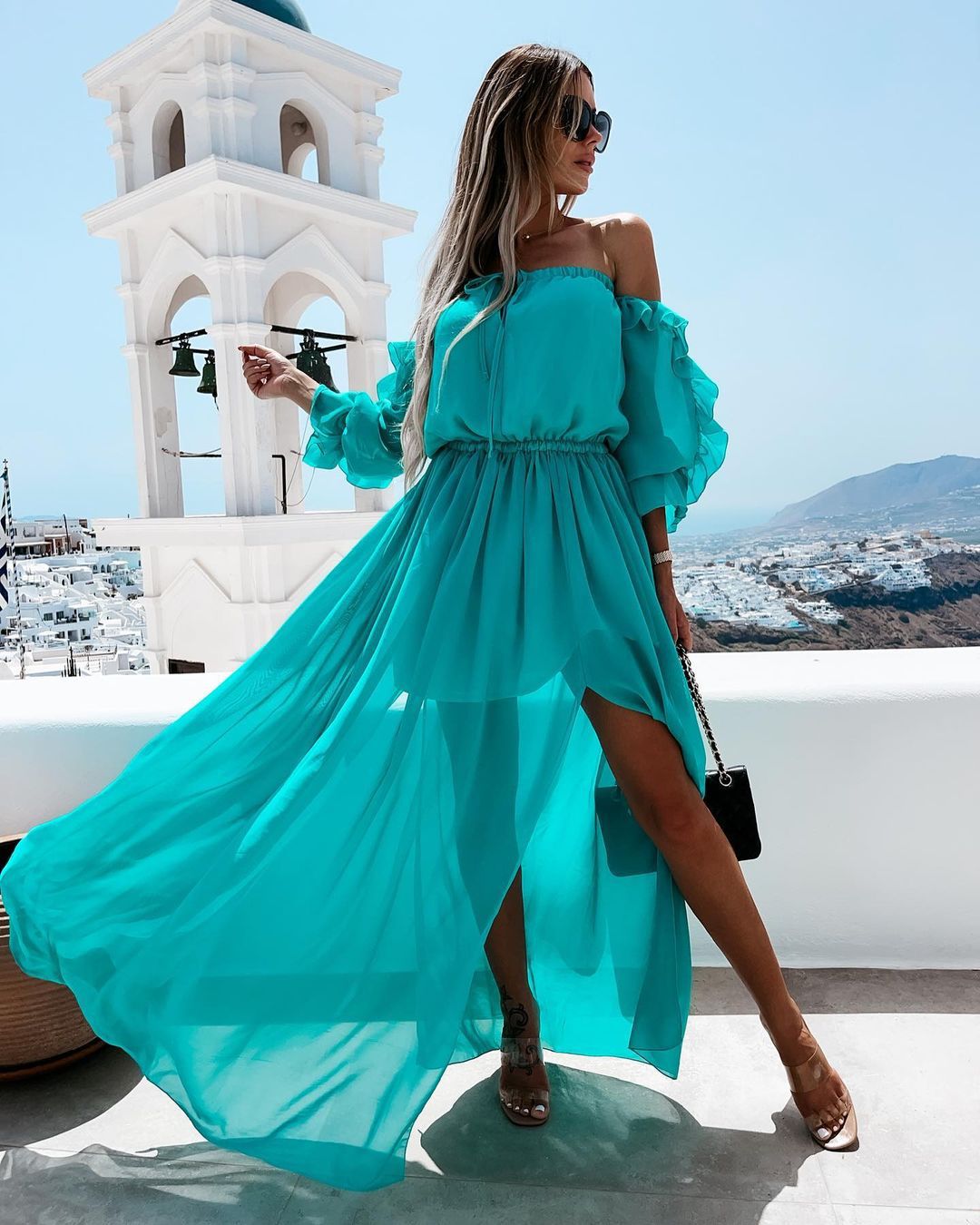 Summer New Style European And American Chiffon Dress