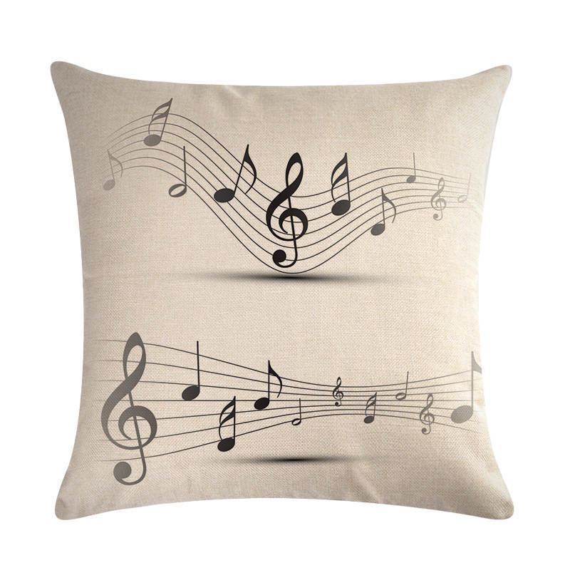 Abstract Guitar Series Linen Pillowcase Cushion Cover