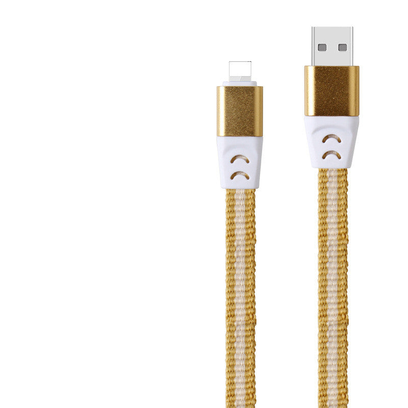 Spring Telescopic Braided Data Charging Cable