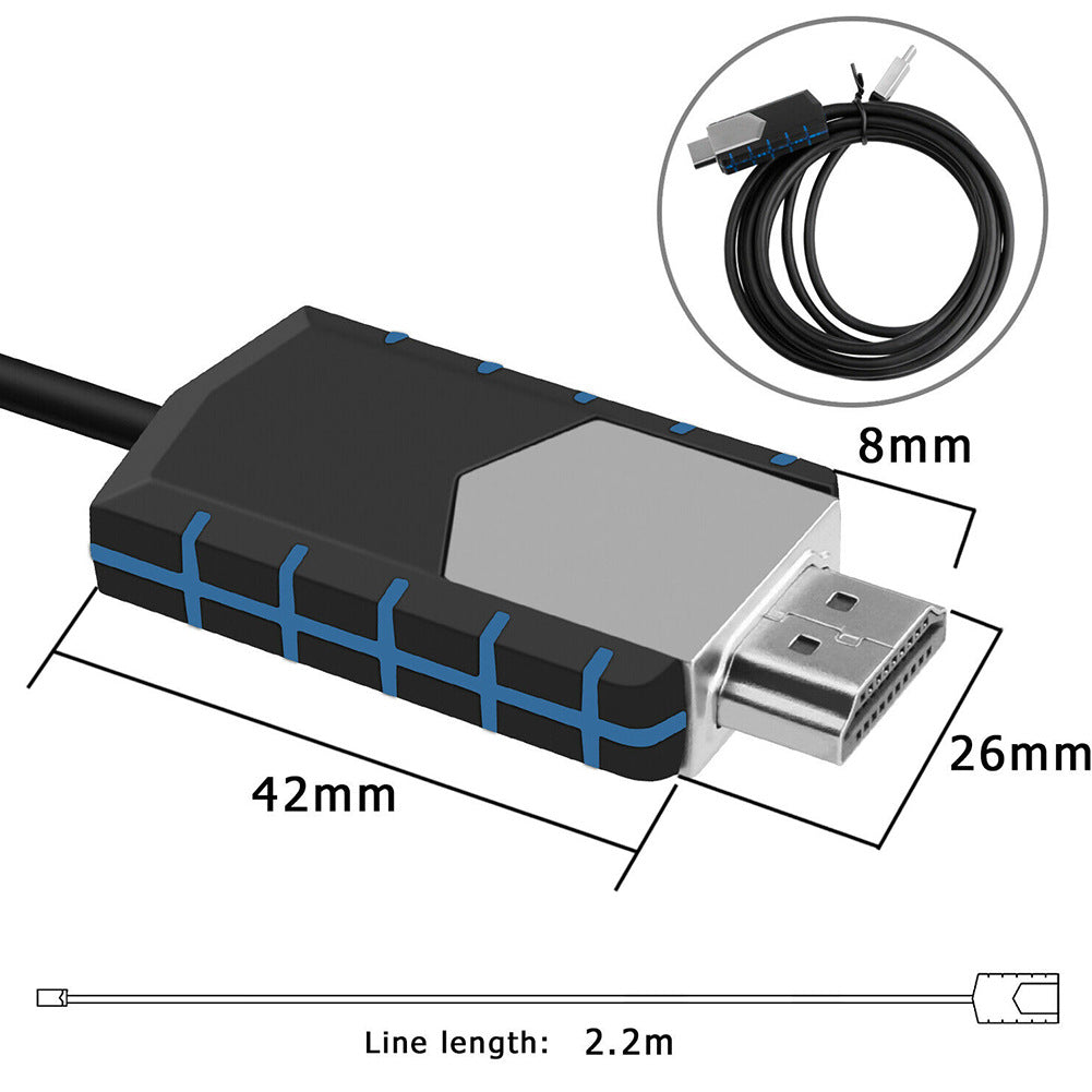 Mobile Computer Type-c To HDMI Same Screen Cable 4k Video Cable