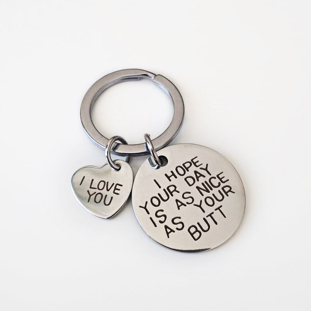 Birthday Day Gifts For Wife Girlfriend Her Him Keychain Anniversary Love Tag Nice Day