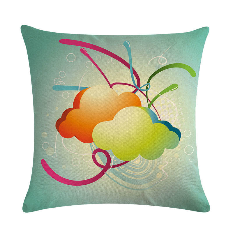 Abstract Guitar Series Linen Pillowcase Cushion Cover