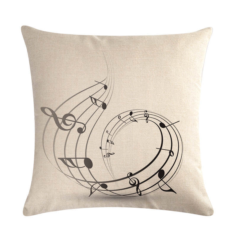 Abstract Guitar Series Linen Pillowcase Cushion Cover