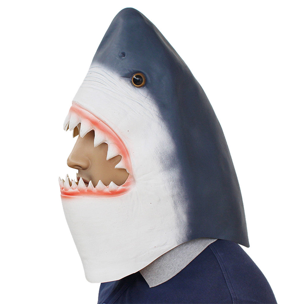 Christmas Halloween Latex Animal Head Mask Shark  For All Occasions