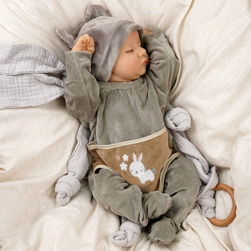 17 Inches Reborn Baby Doll Lifelike Newborn Sweet Baby Vinyl Reborn Doll Gift Toy for Children