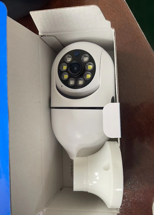 Bulb Type Long Range Wireless Home Camera Without Dead Angle